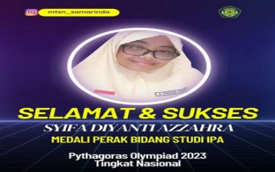Syifa Diyanti Raih Medali Perak pada Phytagoras Olympiad 2023