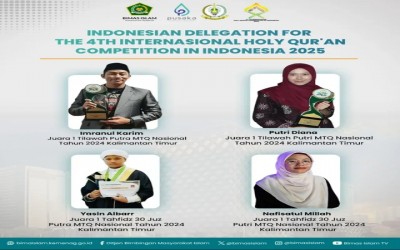 MTQ Internasional Indonesia IV. Siswa MTs Negeri Samarinda Meraih Juara 1 Tahfidz 30 Juz